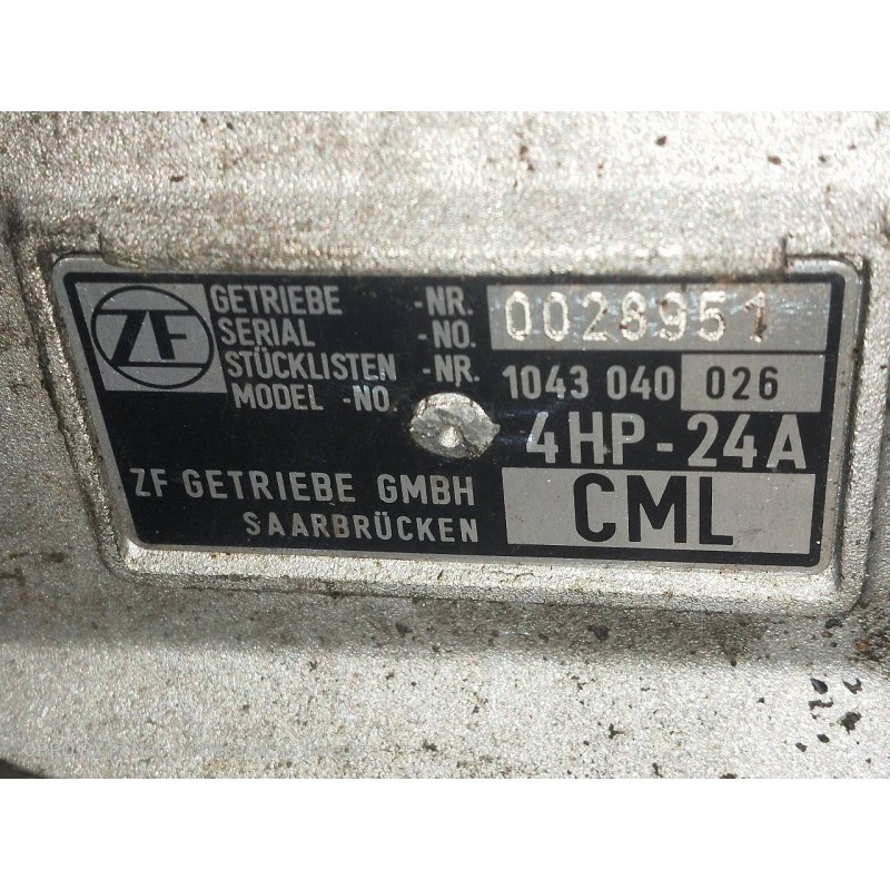 Recambio de caja cambios para audi a8 (d2) 4.2 v8 32v referencia OEM IAM CML 1043040026 4HP24A 0028951