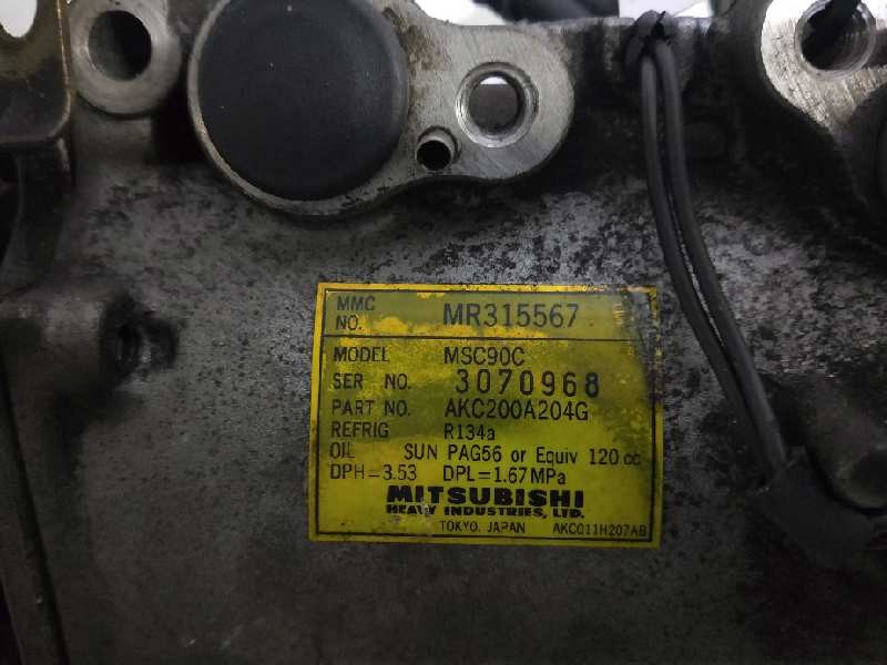 Recambio de compresor aire acondicionado para mitsubishi galant berlina (ea0) 2000 gls climatizado referencia OEM IAM MSC90C MR3