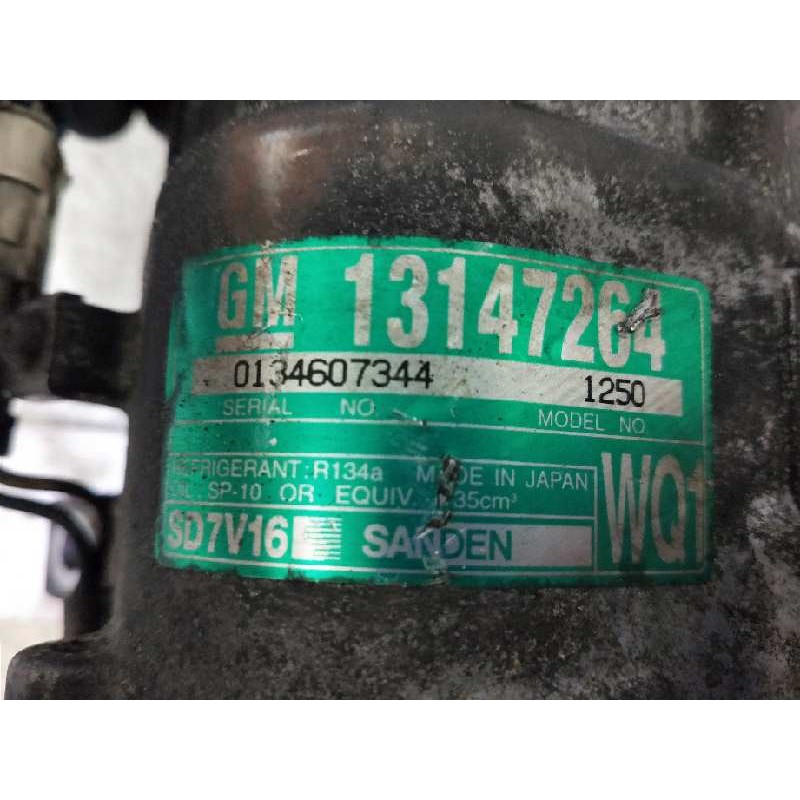 Recambio de compresor aire acondicionado para opel vectra c berlina 2.2 16v dti cat (y 22 dtr / l50) referencia OEM IAM SD7V1612