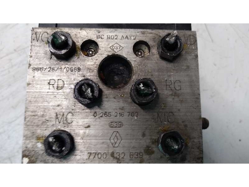 Recambio de abs para renault clio ii fase i (b/cbo) 1.9 diesel referencia OEM IAM 0265216702 0273004418 7700432639 BCB02AAY2