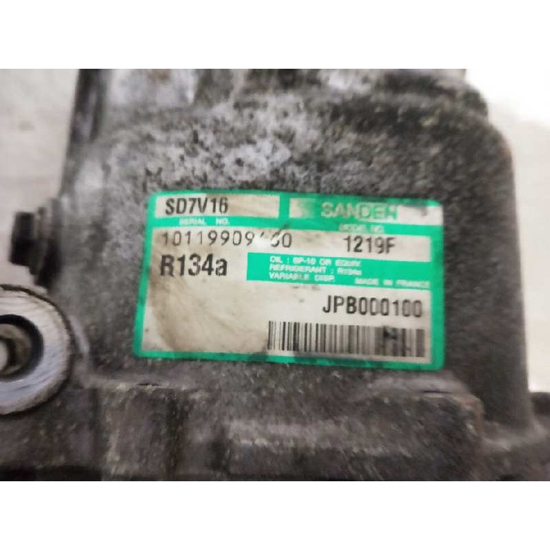 Recambio de compresor aire acondicionado para mg rover serie 45 (t/rt) 1.6 16v cat referencia OEM IAM SD7V161219F 1219F JPB00010