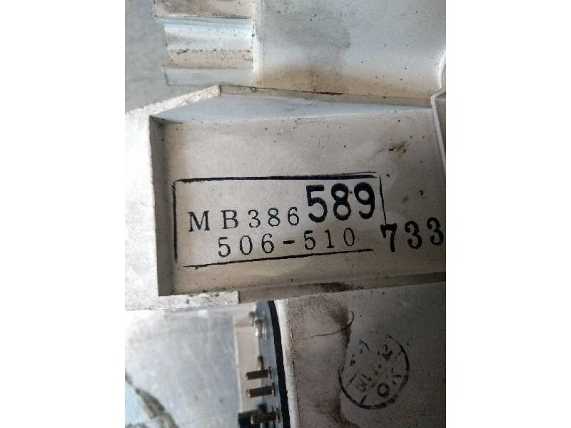 Recambio de cuadro instrumentos para mitsubishi montero (l040) 2.5 turbodiesel referencia OEM IAM MB386589 506510 