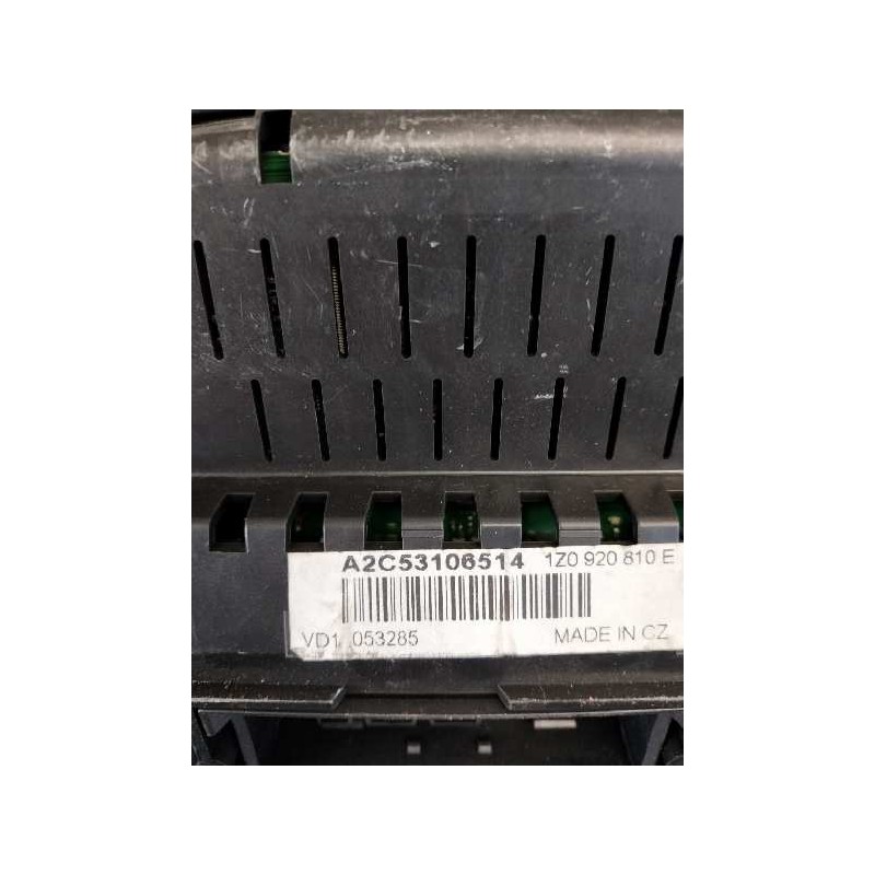Recambio de cuadro instrumentos para skoda octavia berlina (1z3) 2.0 tdi dpf referencia OEM IAM 1Z0920810E 2AC53106514 
