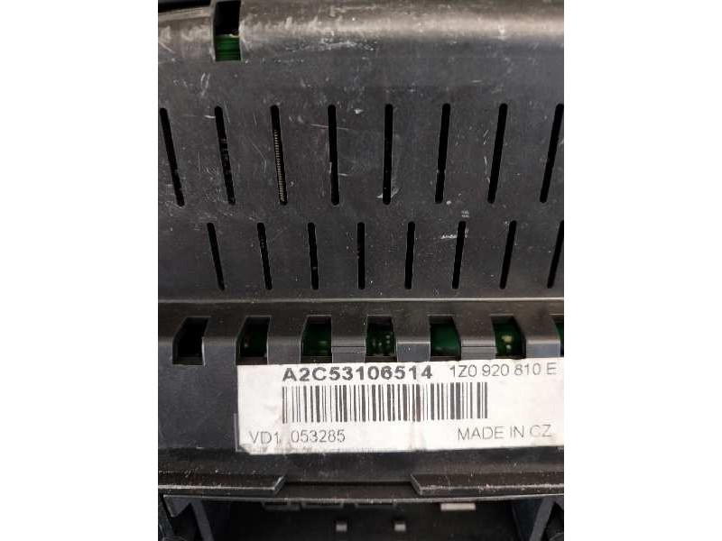 Recambio de cuadro instrumentos para skoda octavia berlina (1z3) 2.0 tdi dpf referencia OEM IAM 1Z0920810E 2AC53106514 