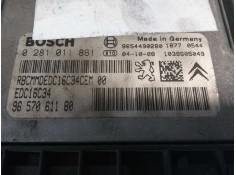 Recambio de centralita motor uce para citroen c2 sx referencia OEM IAM 0281011861 9657061180 EDC16C34 2