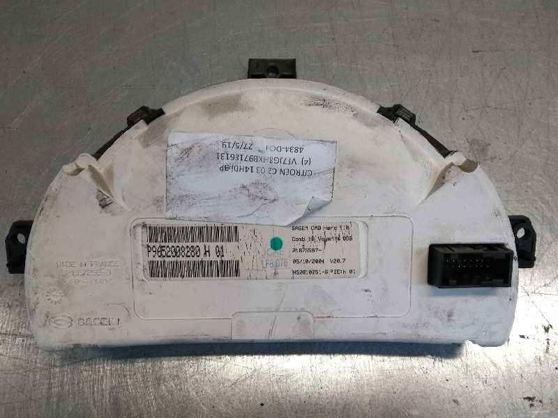 Recambio de cuadro instrumentos para citroen c2 sx referencia OEM IAM P9652008280 H01 216755971