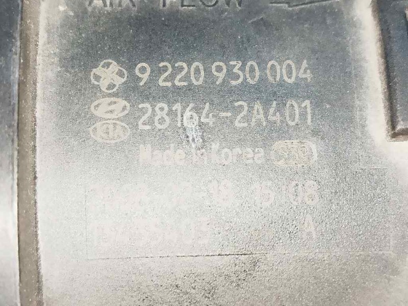 Recambio de caudalimetro para hyundai i30 classic referencia OEM IAM 9220930004 281642A401 KEFICO