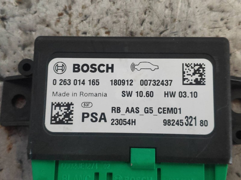 Recambio de modulo electronico para citroen c-elysée shine referencia OEM IAM 0263014165 9824532180 