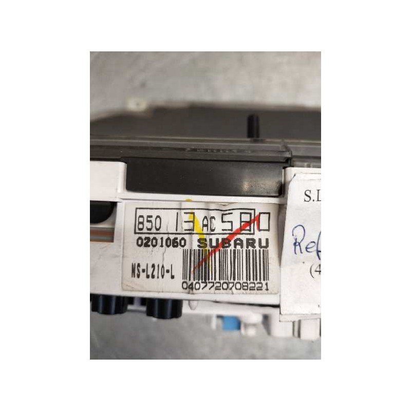 Recambio de cuadro instrumentos para subaru legacy berl./familiar b11 (bd/bg) 2.5 cat referencia OEM IAM 85013AC580 0201060 