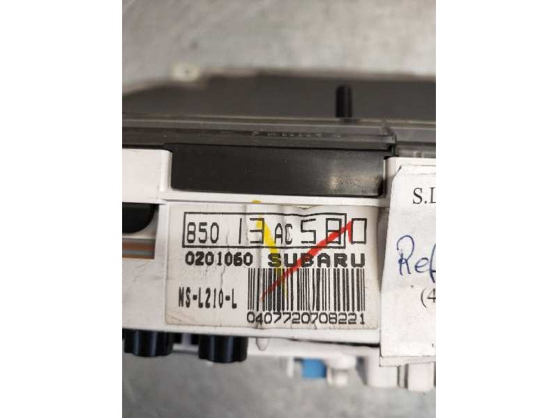 Recambio de cuadro instrumentos para subaru legacy berl./familiar b11 (bd/bg) 2.5 cat referencia OEM IAM 85013AC580 0201060 