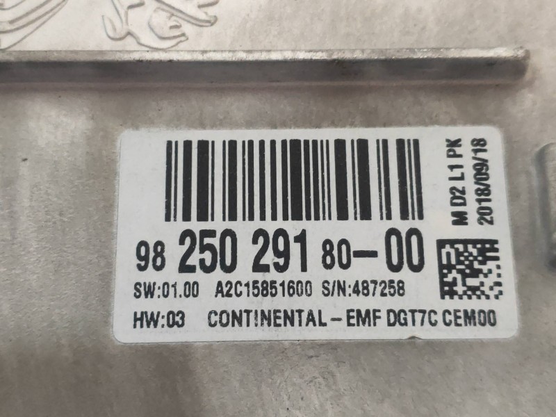 Recambio de pantalla multifuncion para citroen c-elysée shine referencia OEM IAM 9825029180 A2C15851600 