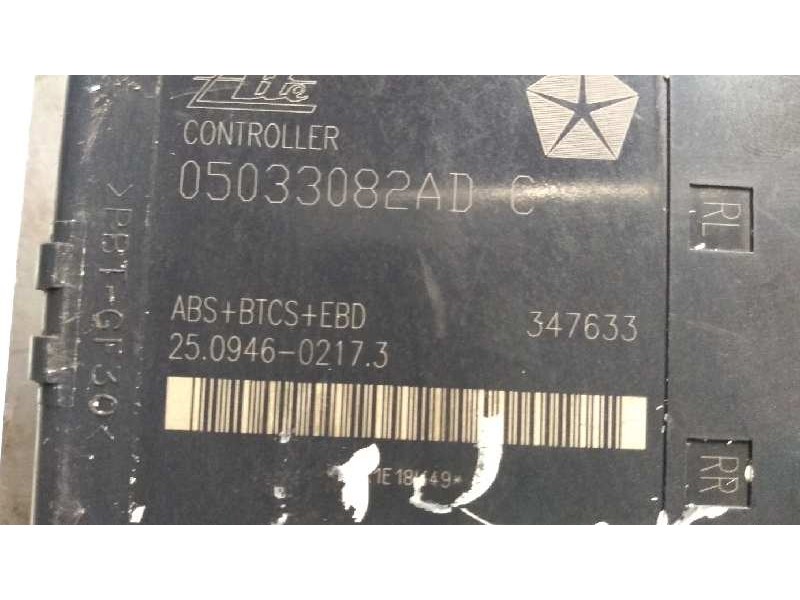 Recambio de abs para chrysler pt cruiser (pt) 2.0 16v cat referencia OEM IAM 25094602173 05033082AD 