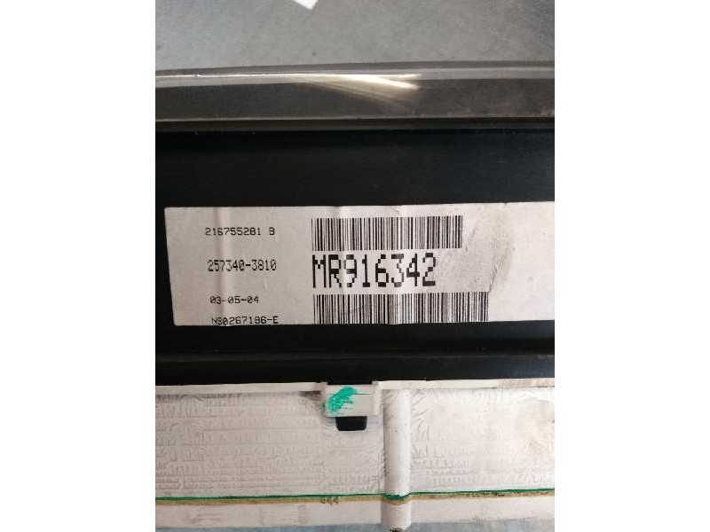 Recambio de cuadro instrumentos para mitsubishi space star (dg0) 1900 di-d referencia OEM IAM MR916342 216755281B 2573403810