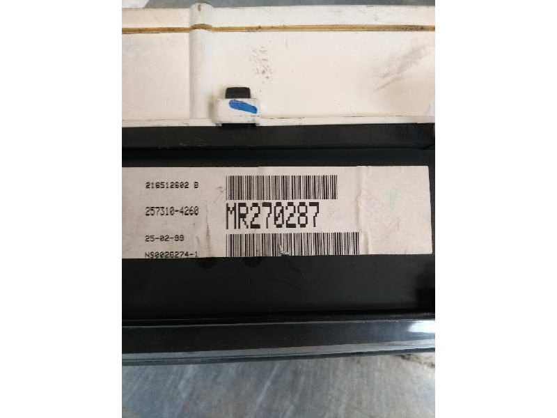 Recambio de cuadro instrumentos para mitsubishi space star (dg0) 1800 gdi referencia OEM IAM MR270287 216512602B 2573104260