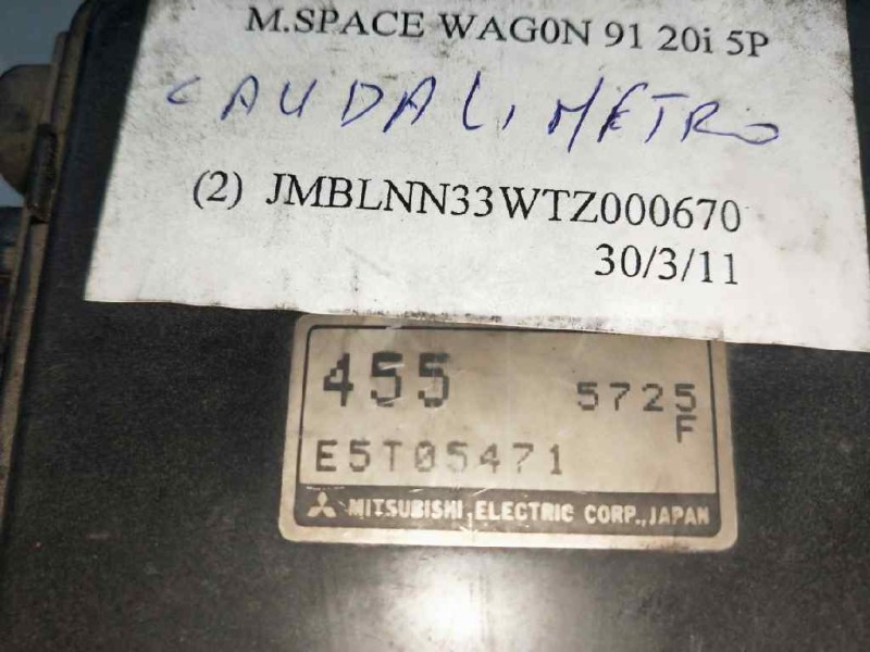 Recambio de caudalimetro para mitsubishi space wagon (n30/n40) 2000 glxi referencia OEM IAM E5T05471  
