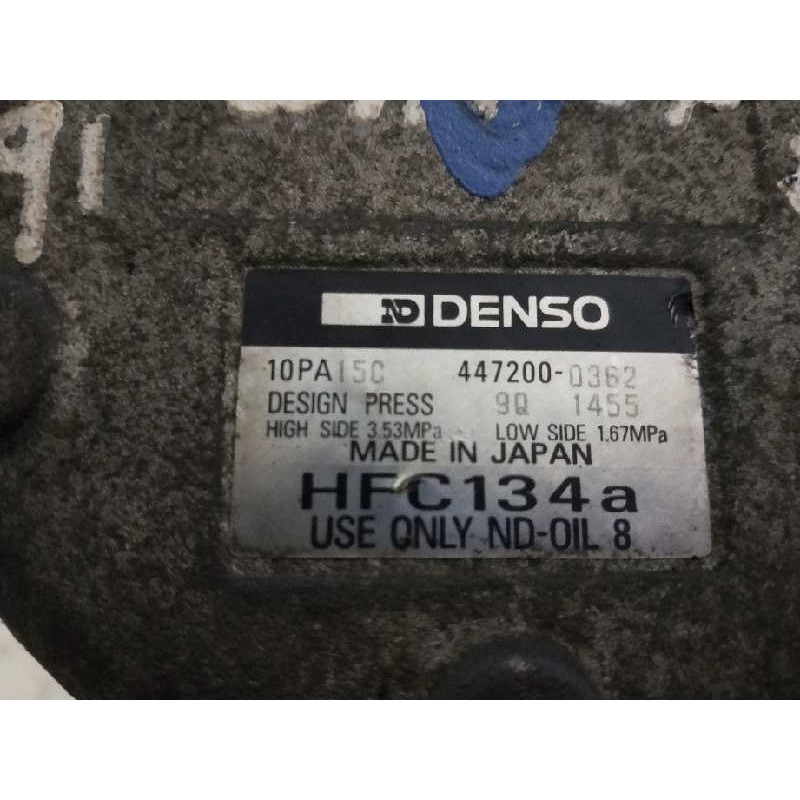 Recambio de compresor aire acondicionado para mitsubishi space wagon (n30/n40) 2000 glxi referencia OEM IAM 4472000362 10PA15C 