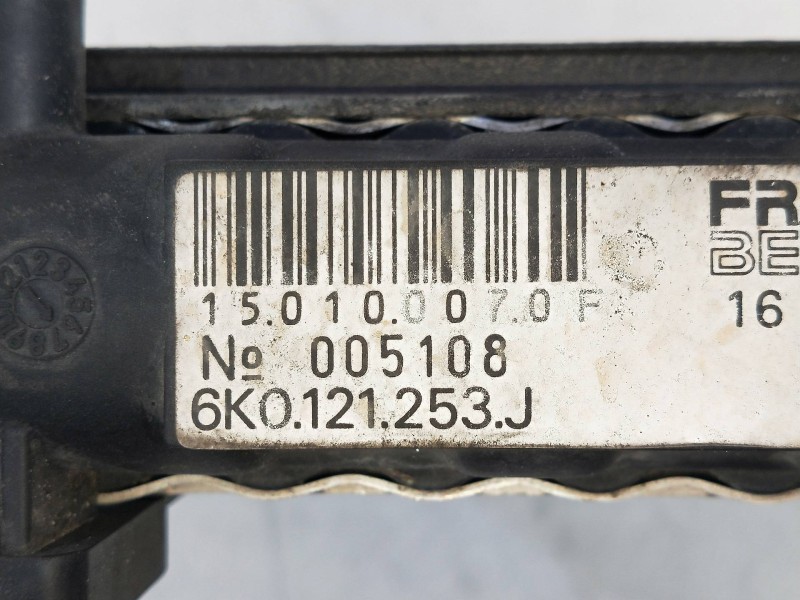 Recambio de radiador agua para seat ibiza (6k) clx referencia OEM IAM 6K0121253J  