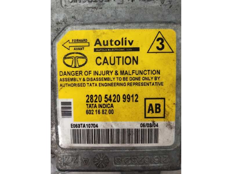 Recambio de centralita airbag para tata indica 1.4 referencia OEM IAM 282054209912 606168700 