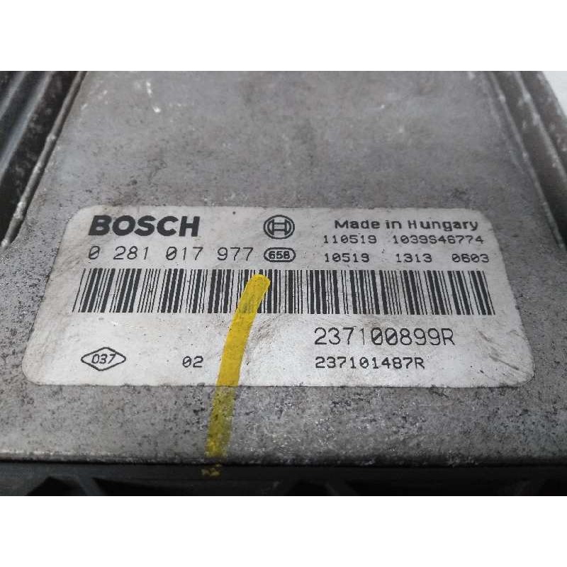 Recambio de centralita motor uce para renault master kasten l2h2 hka 3,3t referencia OEM IAM 0281017977 237100899R 237101487R