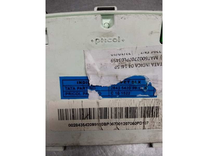 Recambio de cuadro instrumentos para tata indica 1.4 referencia OEM IAM 284354209913N  