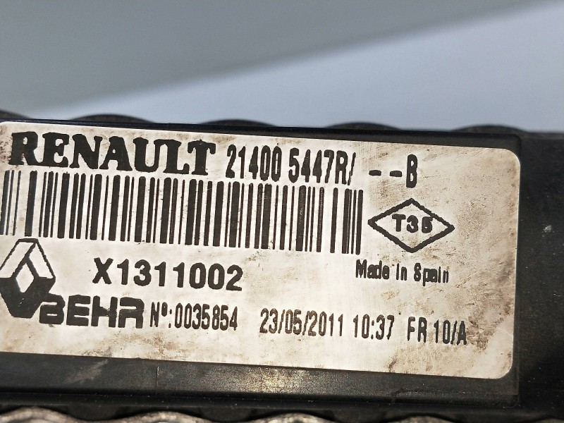 Recambio de radiador agua para renault master kasten l2h2 hka 3,3t referencia OEM IAM 214005447R X1311002 