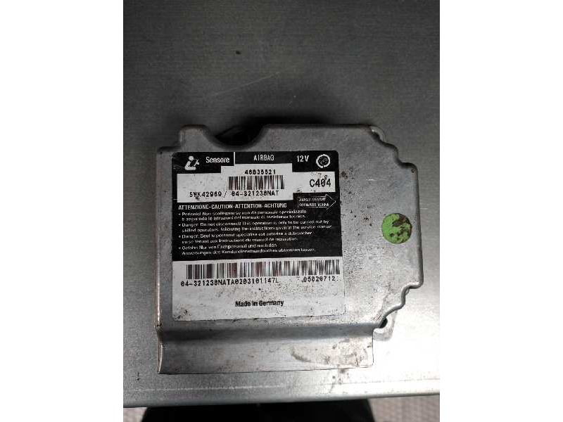 Recambio de centralita airbag para fiat stilo (192) 1.2 16v active referencia OEM IAM 5KW42969 46835521 04321238NAT