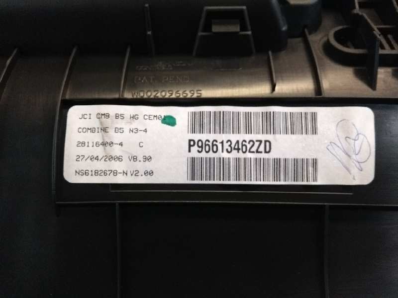 Recambio de cuadro instrumentos para citroen c4 berlina collection referencia OEM IAM P96613462ZD 281164004C 281143604