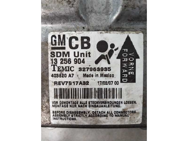Recambio de centralita airbag para opel corsa d enjoy referencia OEM IAM 327963935 13256904 