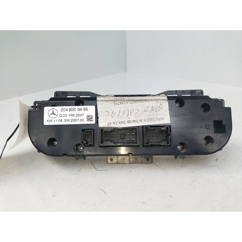 Recambio de mando calefaccion / aire acondicionado para mercedes clase c (w204) berlina 2.2 cdi cat referencia OEM IAM 204830988