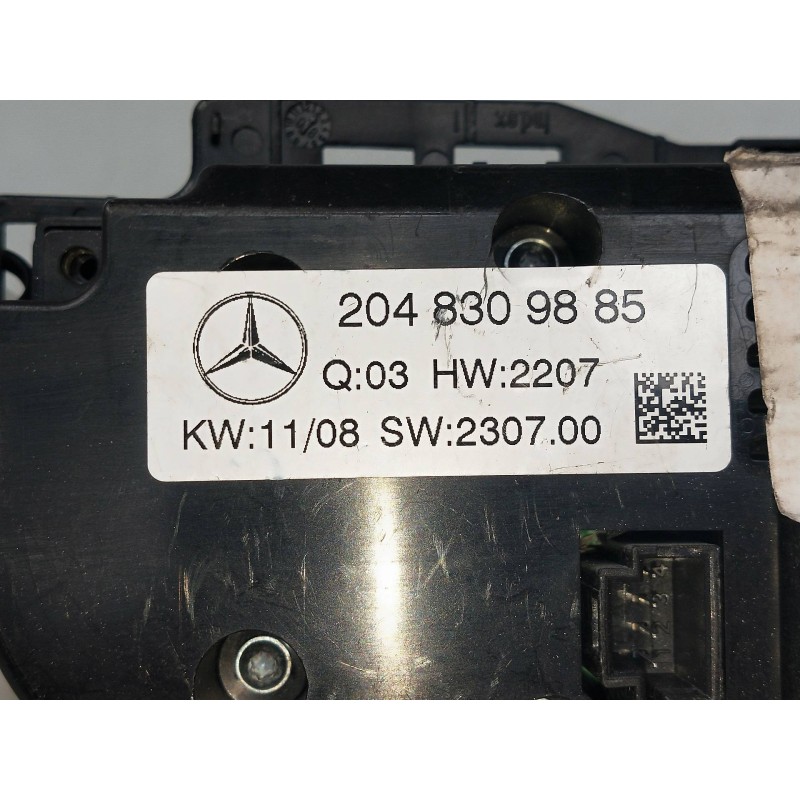 Recambio de mando calefaccion / aire acondicionado para mercedes clase c (w204) berlina 2.2 cdi cat referencia OEM IAM 204830988