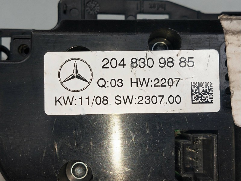 Recambio de mando calefaccion / aire acondicionado para mercedes clase c (w204) berlina 2.2 cdi cat referencia OEM IAM 204830988