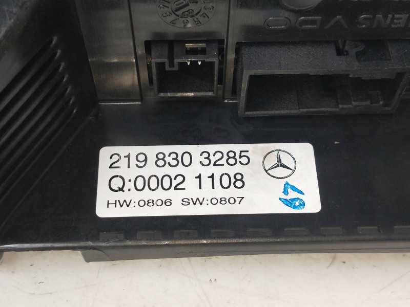 Recambio de mando calefaccion / aire acondicionado para mercedes clase cls (w219) 3.5 v6 cat referencia OEM IAM 2198303285 Q0002