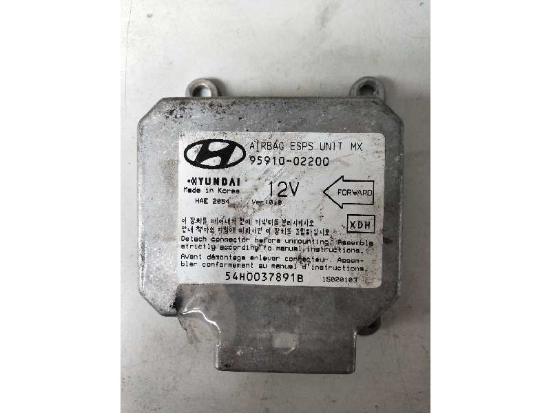 Recambio de centralita airbag para hyundai atos (mx) gl referencia OEM IAM 9591002200 54H0037891B 