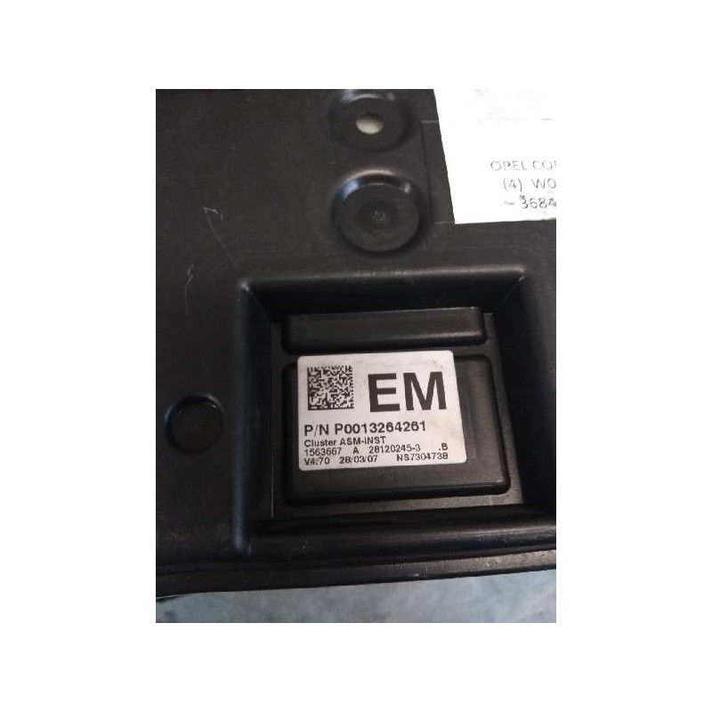 Recambio de cuadro instrumentos para opel corsa d enjoy referencia OEM IAM P13264261 EM 
