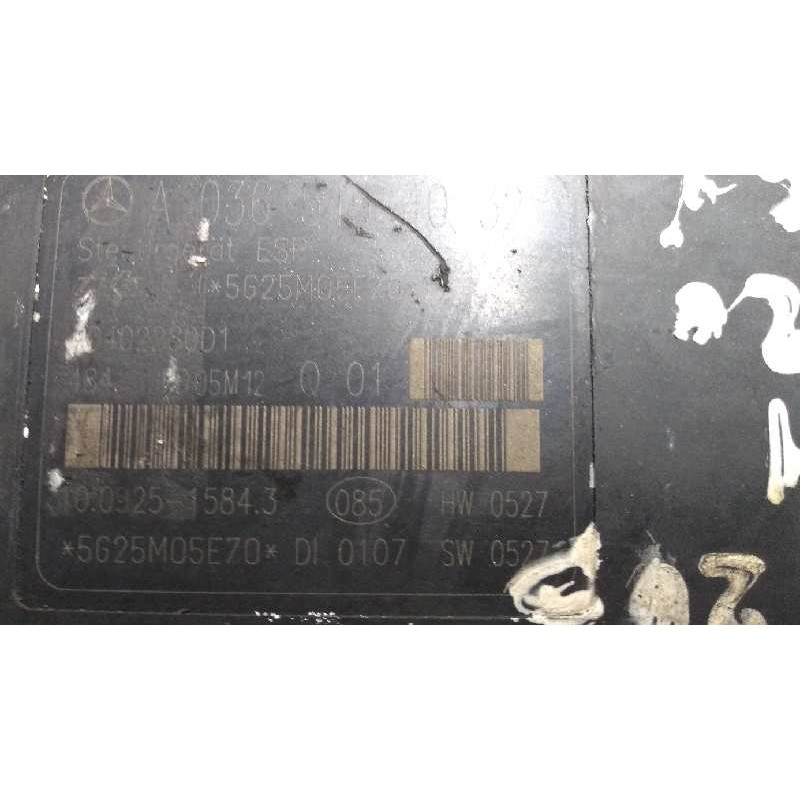 Recambio de abs para mercedes clase c (w203) familiar 2.2 cdi cat referencia OEM IAM 10092515843 10020404984 A0365454032 A006431