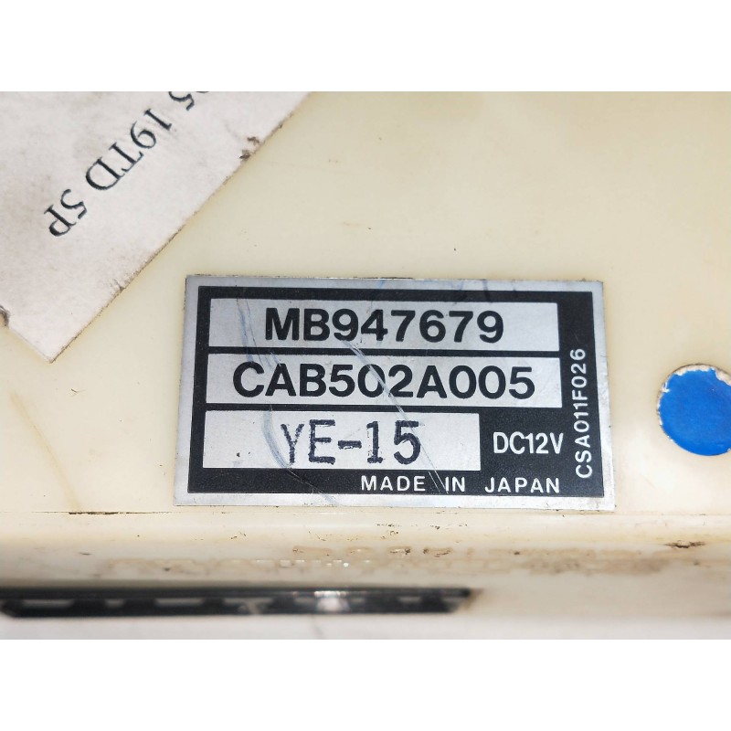 Recambio de mando calefaccion / aire acondicionado para mitsubishi carisma berlina 4 (da0) 1.9 turbodiesel referencia OEM IAM MB