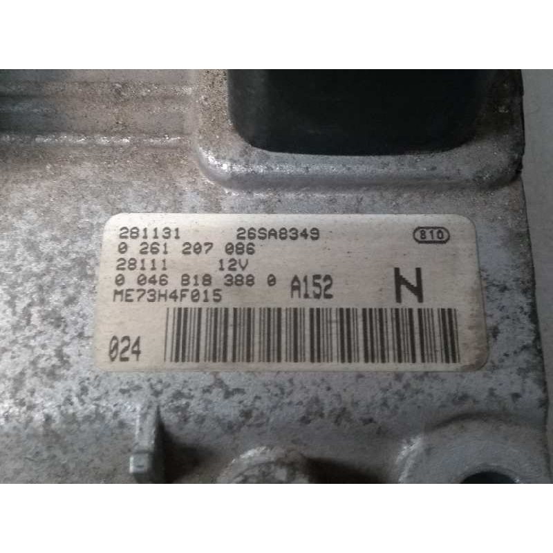 Recambio de centralita motor uce para fiat stilo (192) 1.2 16v active referencia OEM IAM 0261207086 00468183880 281131