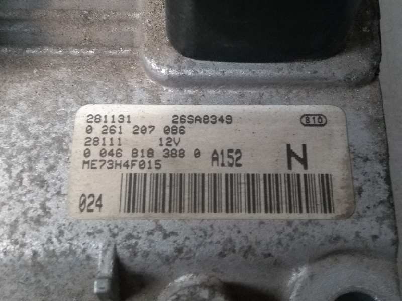 Recambio de centralita motor uce para fiat stilo (192) 1.2 16v active referencia OEM IAM 0261207086 00468183880 281131