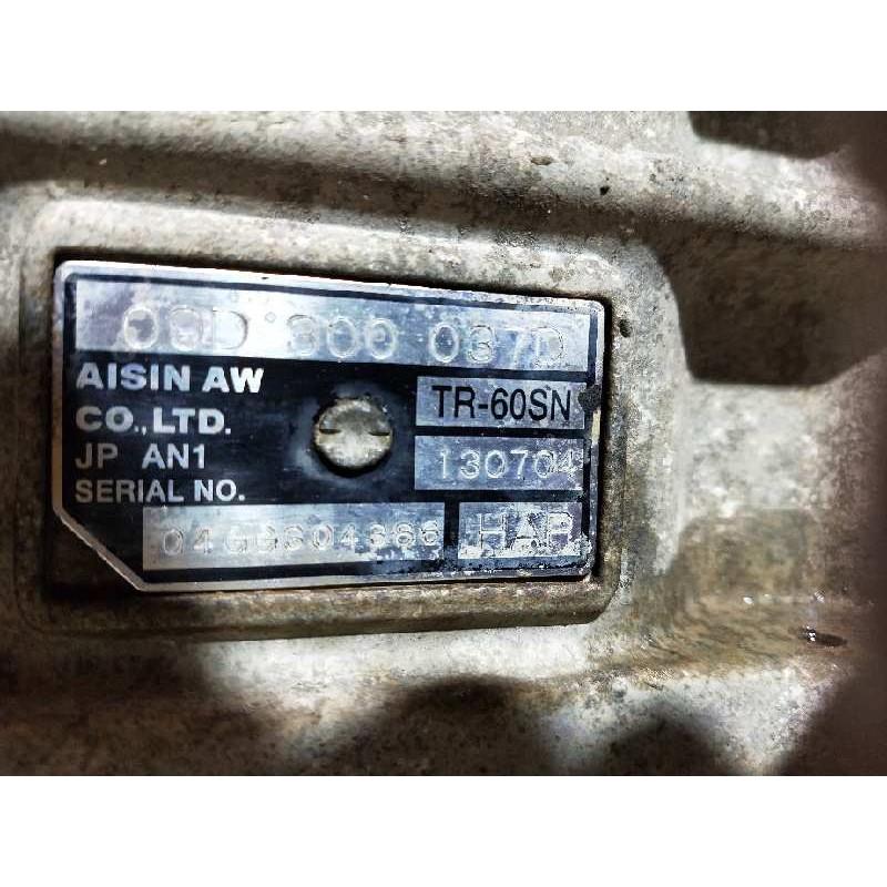 Recambio de caja cambios para porsche cayenne (typ 9pa) básico referencia OEM IAM HAP 130704 TR60SN 09D300037D 04GG304386