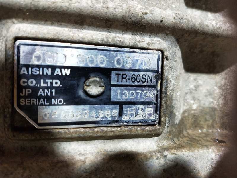 Recambio de caja cambios para porsche cayenne (typ 9pa) básico referencia OEM IAM HAP 130704 TR60SN 09D300037D 04GG304386