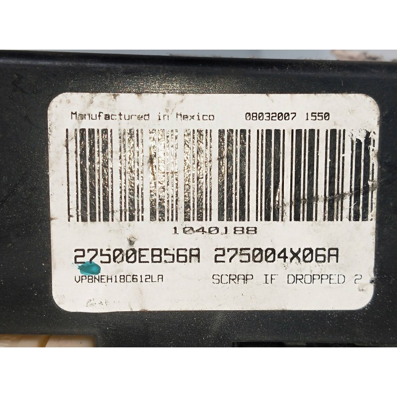 Recambio de mando calefaccion / aire acondicionado para nissan navara pick-up (d40m) 2.5 dci diesel cat referencia OEM IAM 27500