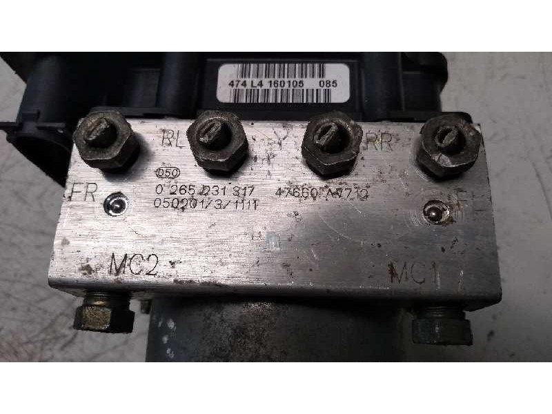 Recambio de abs para nissan primera berlina (p12) 1.6 cat referencia OEM IAM 0265231317 0265800334 47660AV712 Recambio de abs para nissan primera berlina (p12) 1.6 cat referencia OEM IAM 0265231317 0265800334 47660AV712