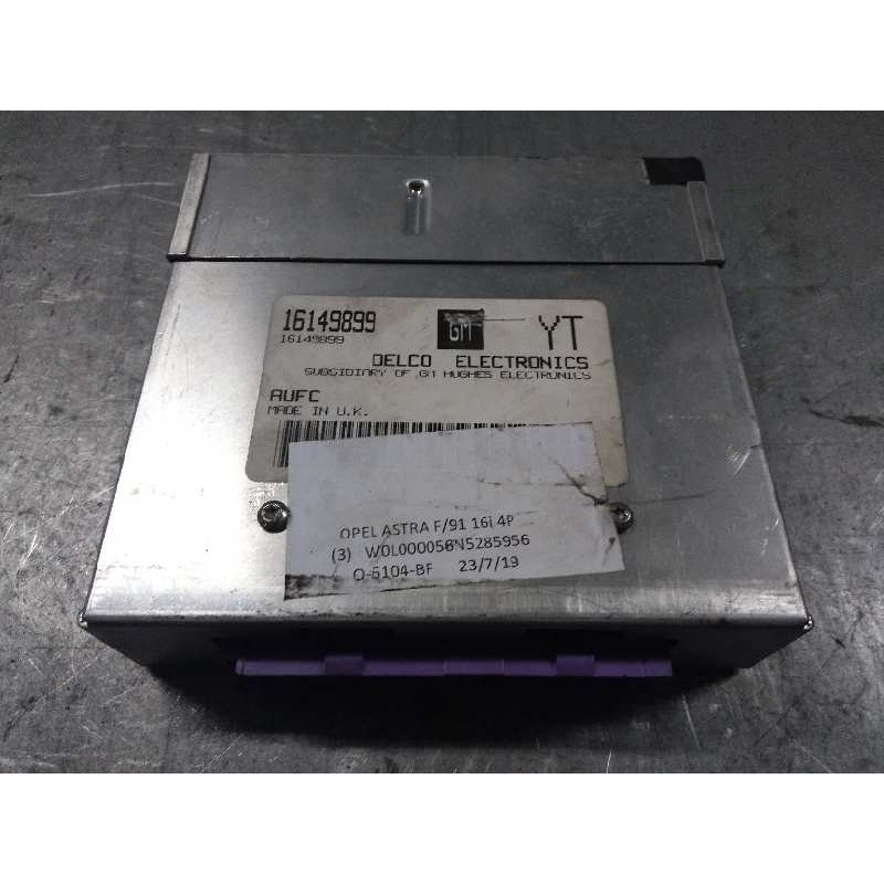 Recambio de centralita motor uce para opel astra f berlina 1.6 cat referencia OEM IAM 16149899 YT AUFC