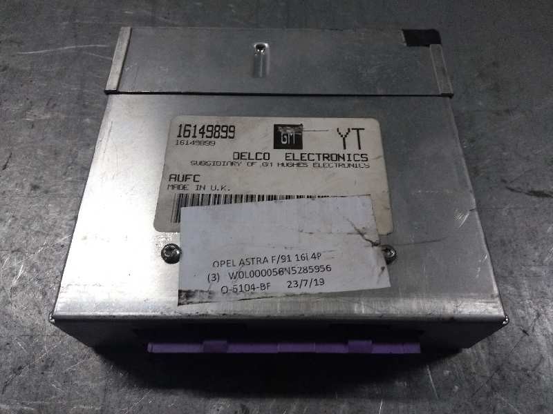 Recambio de centralita motor uce para opel astra f berlina 1.6 cat referencia OEM IAM 16149899 YT AUFC