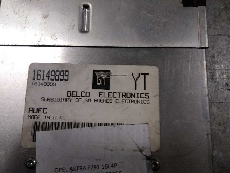 Recambio de centralita motor uce para opel astra f berlina 1.6 cat referencia OEM IAM 16149899 YT AUFC