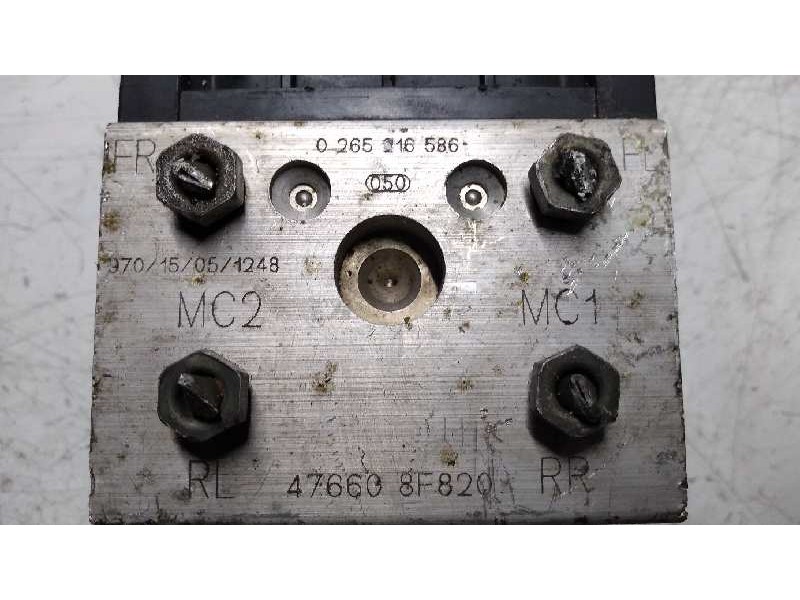 Recambio de abs para nissan primera berlina (p11) 2.0 turbodiesel cat referencia OEM IAM 0265216586 476608F820  Recambio de abs para nissan primera berlina (p11) 2.0 turbodiesel cat referencia OEM IAM 0265216586 476608F820