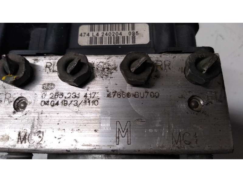 Recambio de abs para nissan almera tino (v10m) 2.2 16v turbodiesel cat referencia OEM IAM 0265231417 0265800331 47660BU700 Recambio de abs para nissan almera tino (v10m) 2.2 16v turbodiesel cat referencia OEM IAM 0265231417 0265800331 47660BU700