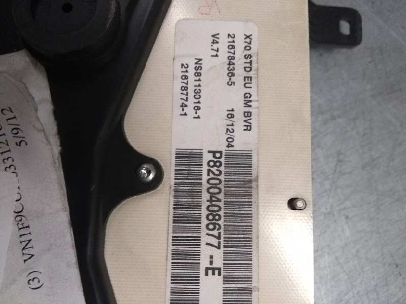 Recambio de cuadro instrumentos para opel movano referencia OEM IAM P8200408677E NS81130161 