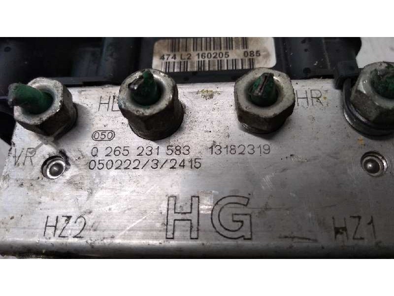 Recambio de abs para opel corsa c 1.2 16v cat (z 12 xep / lb4) referencia OEM IAM 0265231583 0265800443 13182319