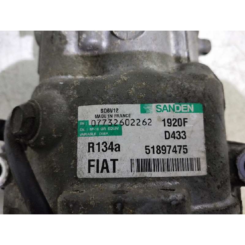 Recambio de compresor aire acondicionado para lancia delta (181) 1.6 jtd 16v cat referencia OEM IAM SD6V121920F 1920F D433 51897